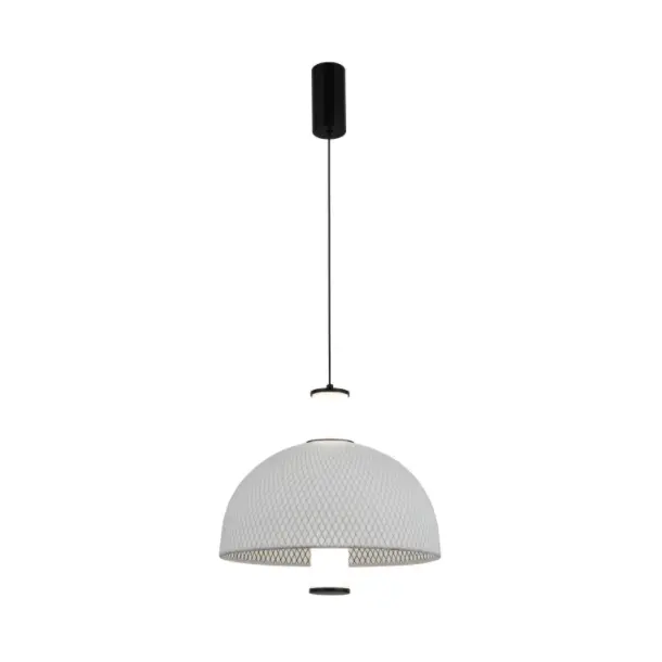 Minimalistlik siidist võrgust LED ripplamp