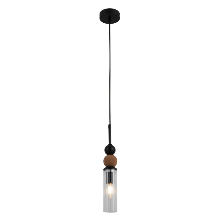 Minimalistlik puidust palliga ripplamp