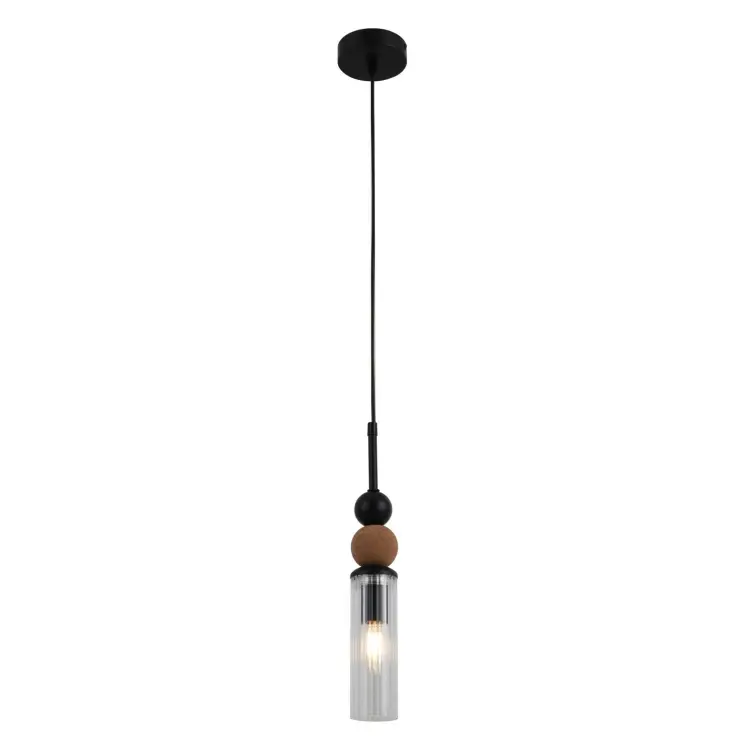 Minimalistlik puidust palliga ripplamp