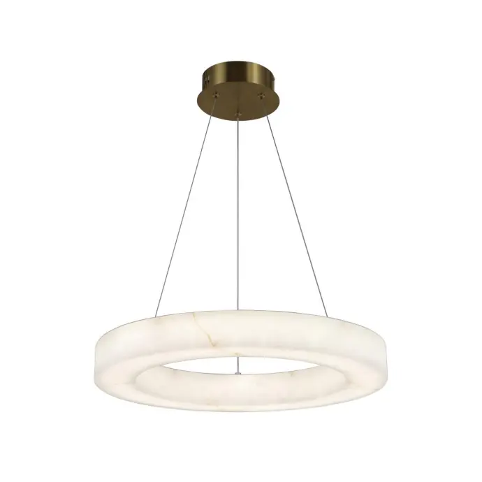 Moodne Alabaster Ring LED rippvalgusti