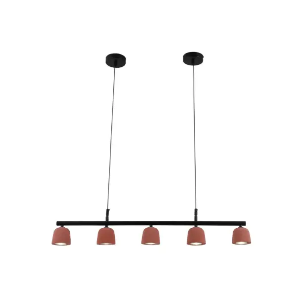 Vulkaani punane minimalistlik tsement ripats
